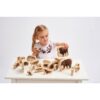 Bloques de madera con animales, TickIt