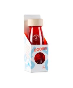 Botella sensorial flotante roja Petit Boum - Monetes