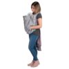 Cobertor de porteo softshell, grey melange, Fun2BeMum