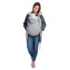 Cobertor de porteo softshell, grey melange, Fun2BeMum