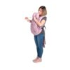 Cobertor de porteo softshell, pink melange, Fun2BeMum