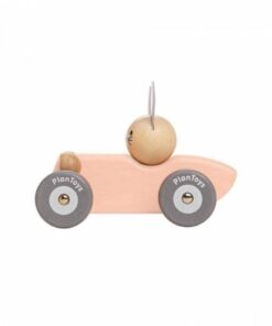 Coche carreras vintage conejo PlanToys