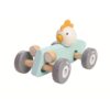 Coche carreras vintage pollo PlanToys