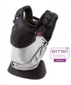 Mochila Emeibaby Easy gris negro- Monetes