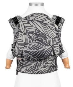 Mochila ergonómica evolutiva Fidella Fusion 2.0 Toddler Dancing Leaves Black&White