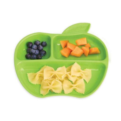 Pack de platos con compartimentos Apple Muchkin