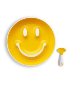 Juego de plato con ventosa y cuchara de aprendizaje Smile 'n Scoop Munchkin