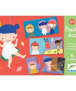 Puzzle duo emociones, Djeco