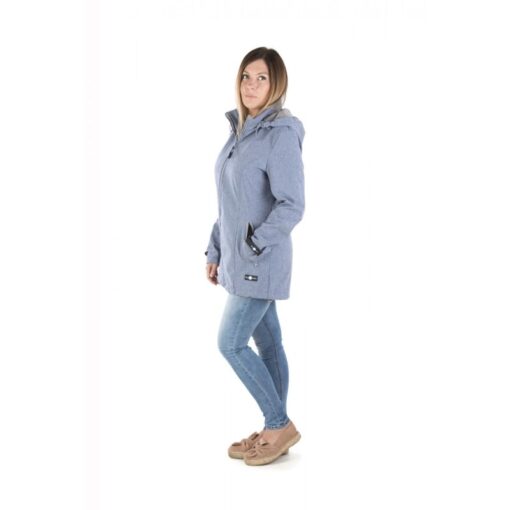 Abrigo de porteo 3 en 1 Enigma Softshell - Dust Blue - Monetes