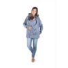 Abrigo de porteo 3 en 1 Enigma Softshell - Dust Blue - Monetes