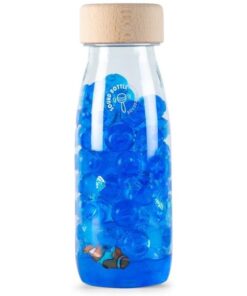 Botella sensorial con sonido (peces) - Monetes