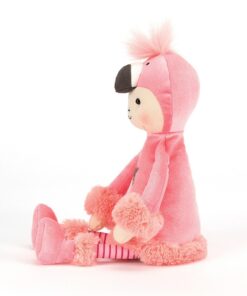 Peluche Jellycat Perky Flamingo Flapper - Monetes