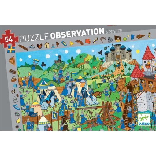 Puzzle Observación Caballeros - Monetes